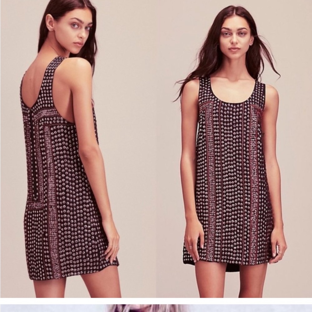 Free people studded mini dress